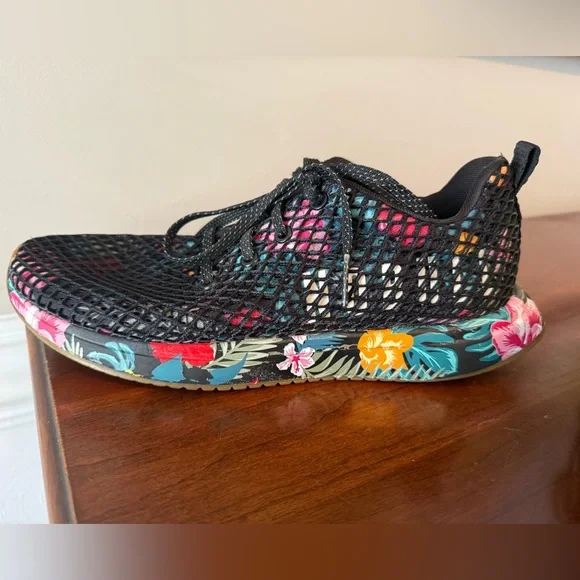 NOBULL Floral Mesh Runner Midnight Tropical 🌺 OG Floral Drop | Trainers W10/M8.5 - Picture 5 of 10